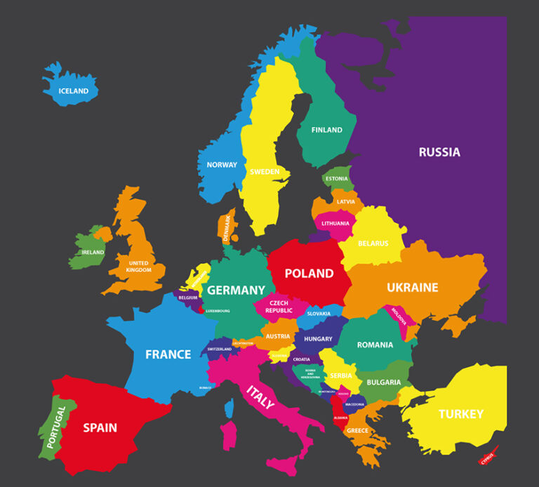 Map of Europe